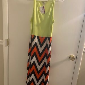 NWT Miin Size L Sleeveless Maxi Dress